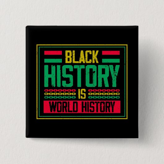 Black History is World HIstory 缶バッジ (正面)