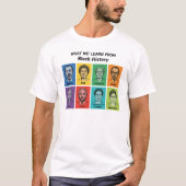 Black History Lessons Inspirational Graphic Tシャツ (正面)