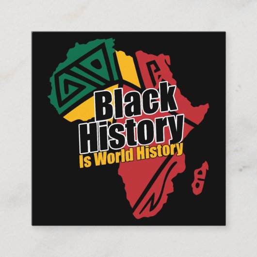 Black History Month  エンクロージャーカード (正面)