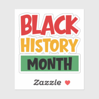 Black History Month シール