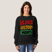 Black History Month スウェットシャツ (正面フル)