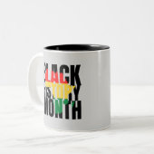 Black History Month ツートーンマグカップ (正面左)