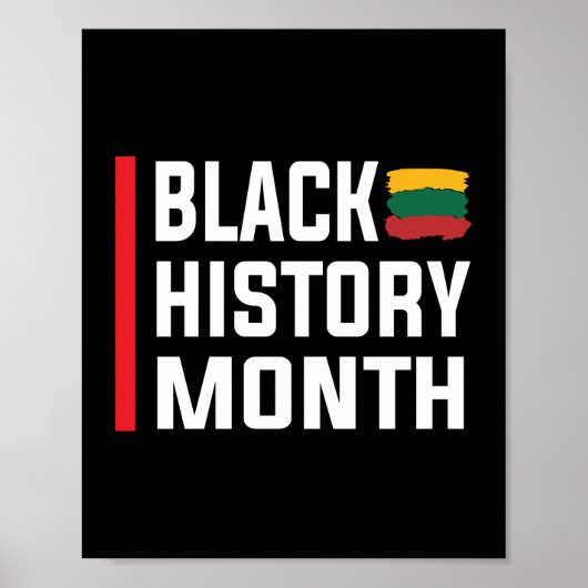 Black History Month ポスター (正面)