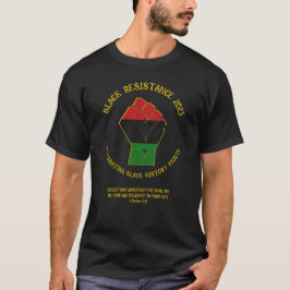 BLACK HISTORY MONTH レジスタンス 2023 Tシャツ