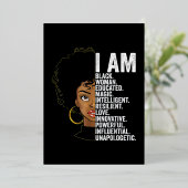 Black History Month 箔シーズンカード (立ち正面)