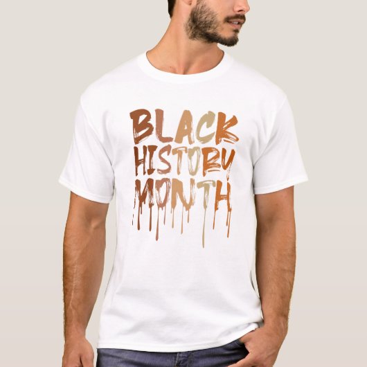Black History Month 2022 S Black History Melanin P Tシャツ (正面)