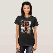 Black History Month 2023 Black History 365 Melanin Tシャツ (正面フル)