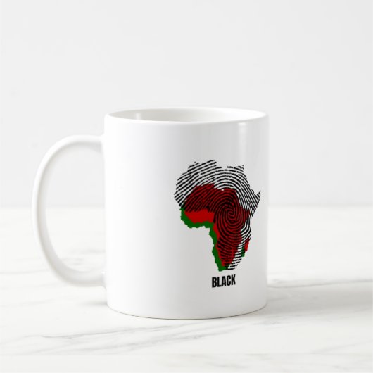 Black History Month 2026 マグカップ – アフリカの伝統  (左)