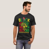 Black History Month 247365 Africa Map Melanin 2023 Tシャツ (正面フル)