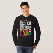 Black History Month 247365 African American Melani Tシャツ (正面フル)