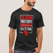 Black History Month 247365 Black History Month 202 Tシャツ (正面)
