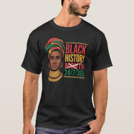 Black History Month 365 Days A Year Empowerment  Tシャツ