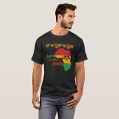 Black History Month Africa American Tシャツ (正面フル)