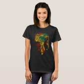 Black history month  African American Ancestors' r Tシャツ (正面フル)