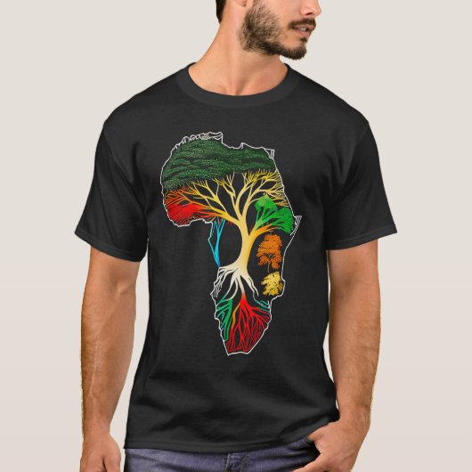 Black history month  African American Ancestors' r Tシャツ (正面)