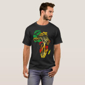 Black history month  African American Ancestors' r Tシャツ (正面フル)