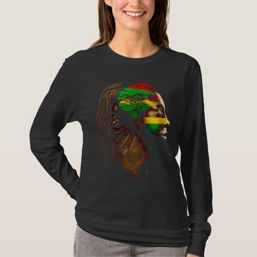 Black history month  African American Ancestors' r Tシャツ (正面)