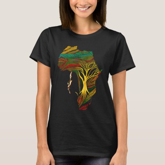 Black history month  African American Ancestors' r Tシャツ (正面)