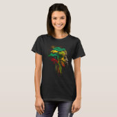 Black history month  African American Ancestors' r Tシャツ (正面フル)