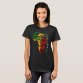 Black history month  African American Ancestors' r Tシャツ (正面フル)