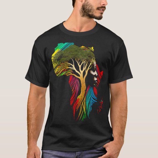 Black history month  African American Ancestors' r Tシャツ (正面)