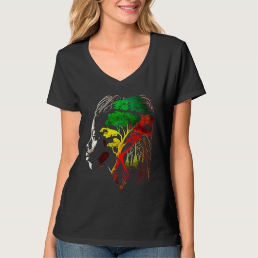 Black history month  African American Ancestors' r Tシャツ (正面)