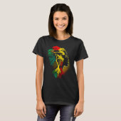 Black history month  African American Ancestors' r Tシャツ (正面フル)