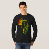Black history month  African American Ancestors' r Tシャツ (正面フル)