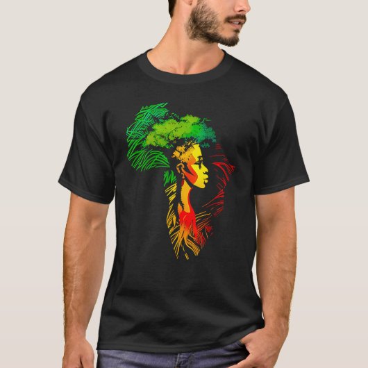 Black history month  African American Ancestors' r Tシャツ (正面)