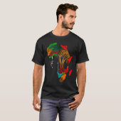 Black history month  African American Ancestors' r Tシャツ (正面フル)