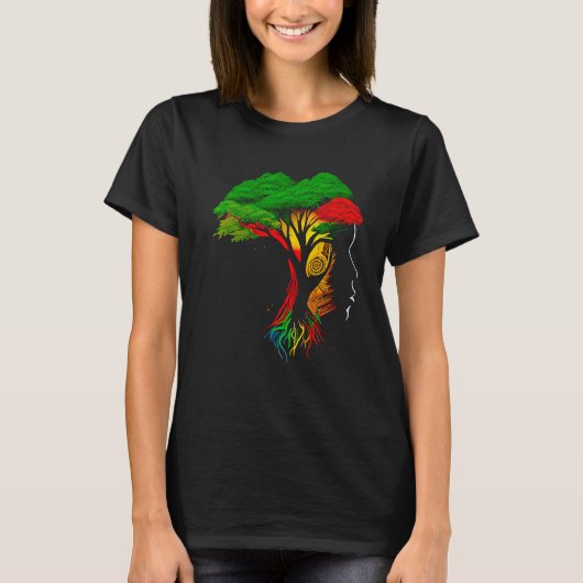 Black history month  African American Ancestors' r Tシャツ (正面)
