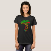 Black history month  African American Ancestors' r Tシャツ (正面フル)