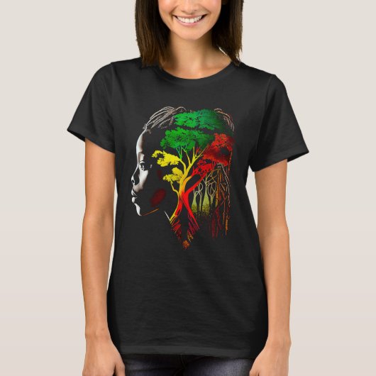 Black history month  African American Ancestors' r Tシャツ (正面)