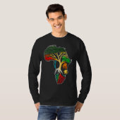 Black history month  African American Ancestors' r Tシャツ (正面フル)