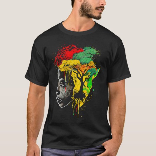 Black history month  African American Ancestors' r Tシャツ (正面)