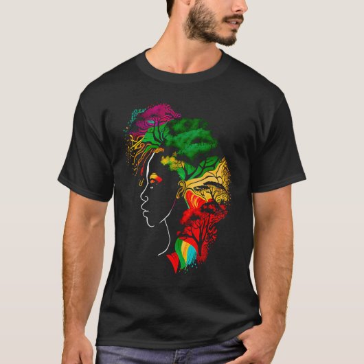 Black history month  African American Ancestors' r Tシャツ (正面)