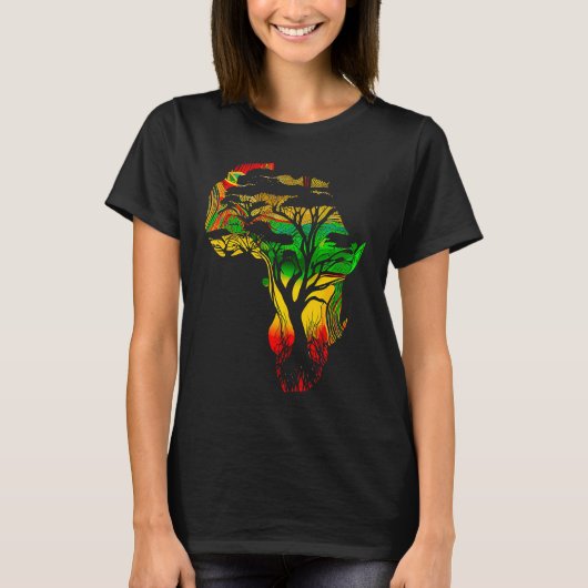 Black history month  African American Ancestors' r Tシャツ (正面)