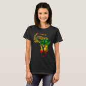 Black history month  African American Ancestors' r Tシャツ (正面フル)
