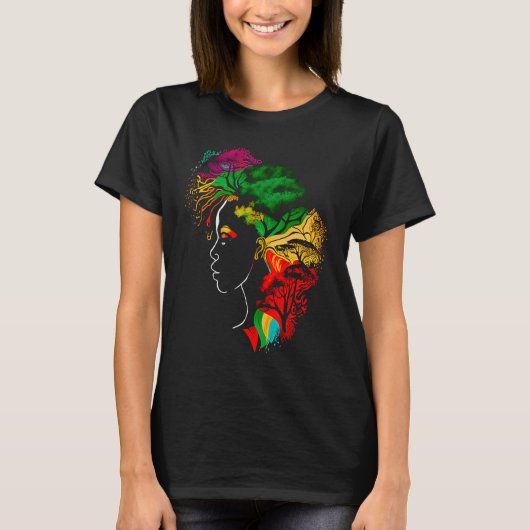 Black history month  African American Ancestors' r Tシャツ (正面)