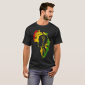 Black history month  African American Ancestors' r Tシャツ (正面フル)