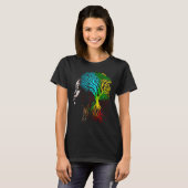 Black history month African American Ancestors' r Tシャツ (正面フル)