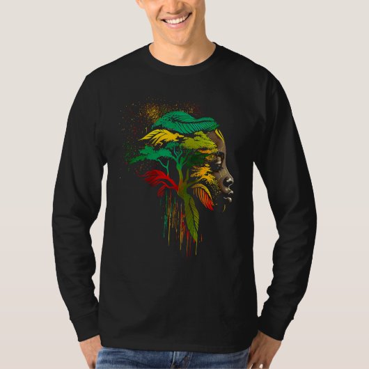 Black history month  African American Ancestors' r Tシャツ (正面)