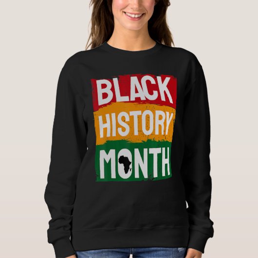 Black History Month African American Country Celeb スウェットシャツ (正面)