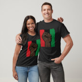 Black History Month  African American Pride Fist Tシャツ (ユニセックス)