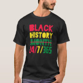 Black History Month African American Tシャツ (正面)