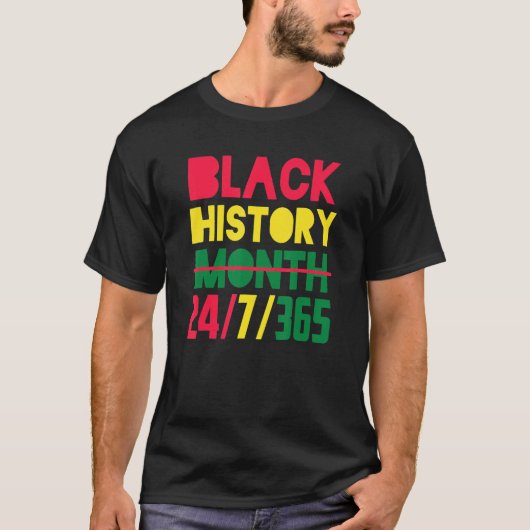 Black History Month African American Tシャツ (正面)