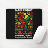 Black History Month African Believe Achieve Succee マウスパッド (マウス)