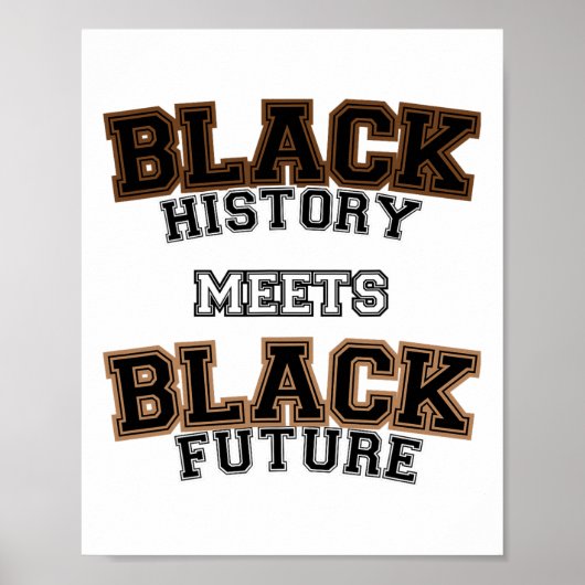 Black History Month African Future  ポスター (正面)