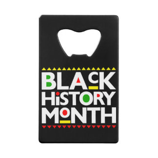 black history month African melanin bruh sista  クレジットカード栓抜き