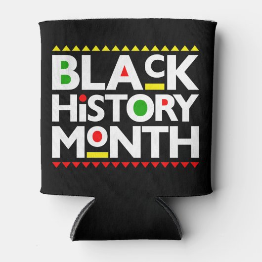 black history month African melanin bruh sista  缶クーラー (正面)